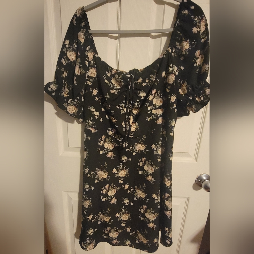 Milkmaid mini dress Shein
